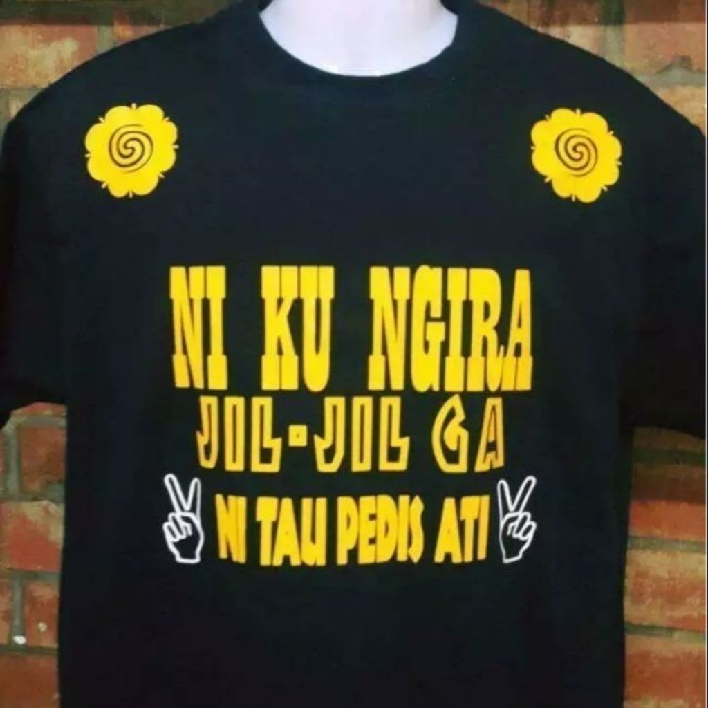 Ni แฟชั่น 2025 Ku Ngira Jil Ga Ni Tau Pedis Ati TShirt Baju ไมโครไฟเบอร์ Jersi Jersey ระเหิด TShirt 