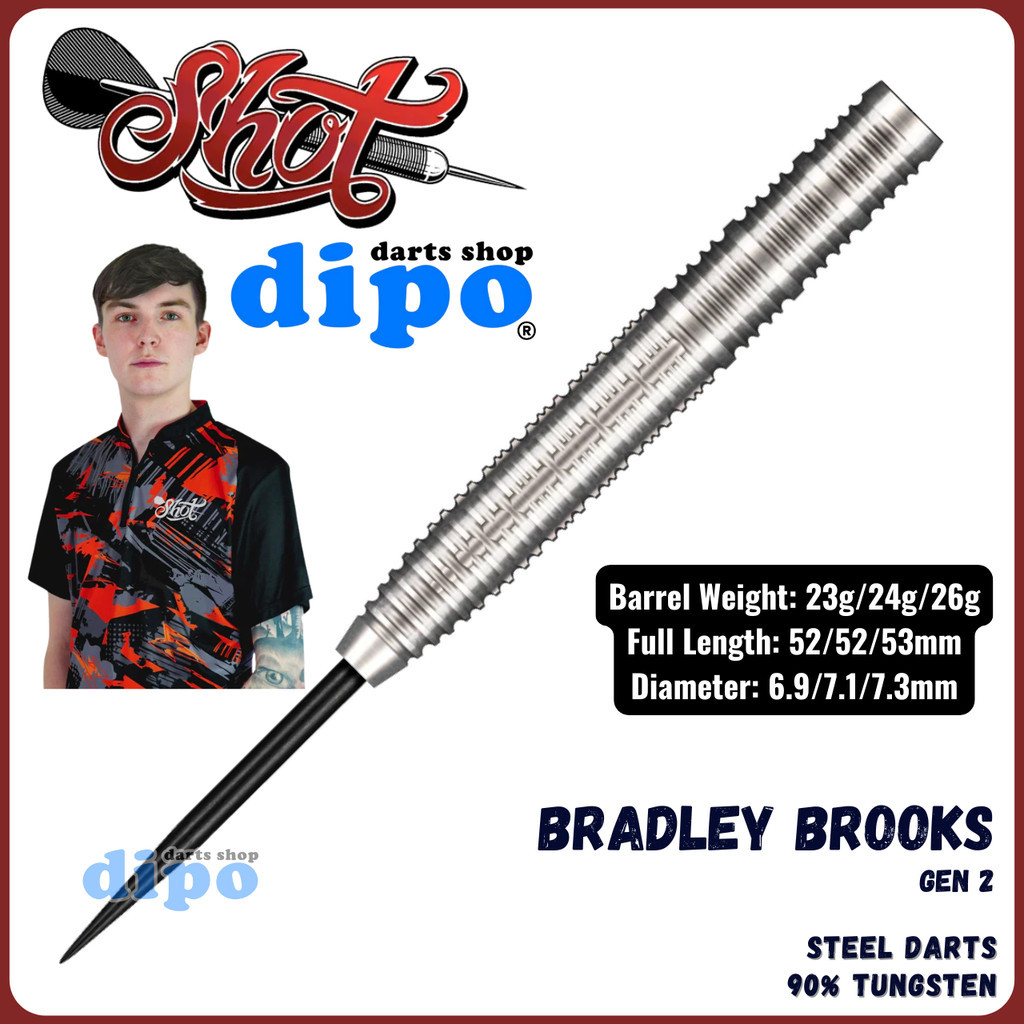SHOT Pro Series Bradley Brooks Gen 2 - ลูกดอกเหล็ก SHOT