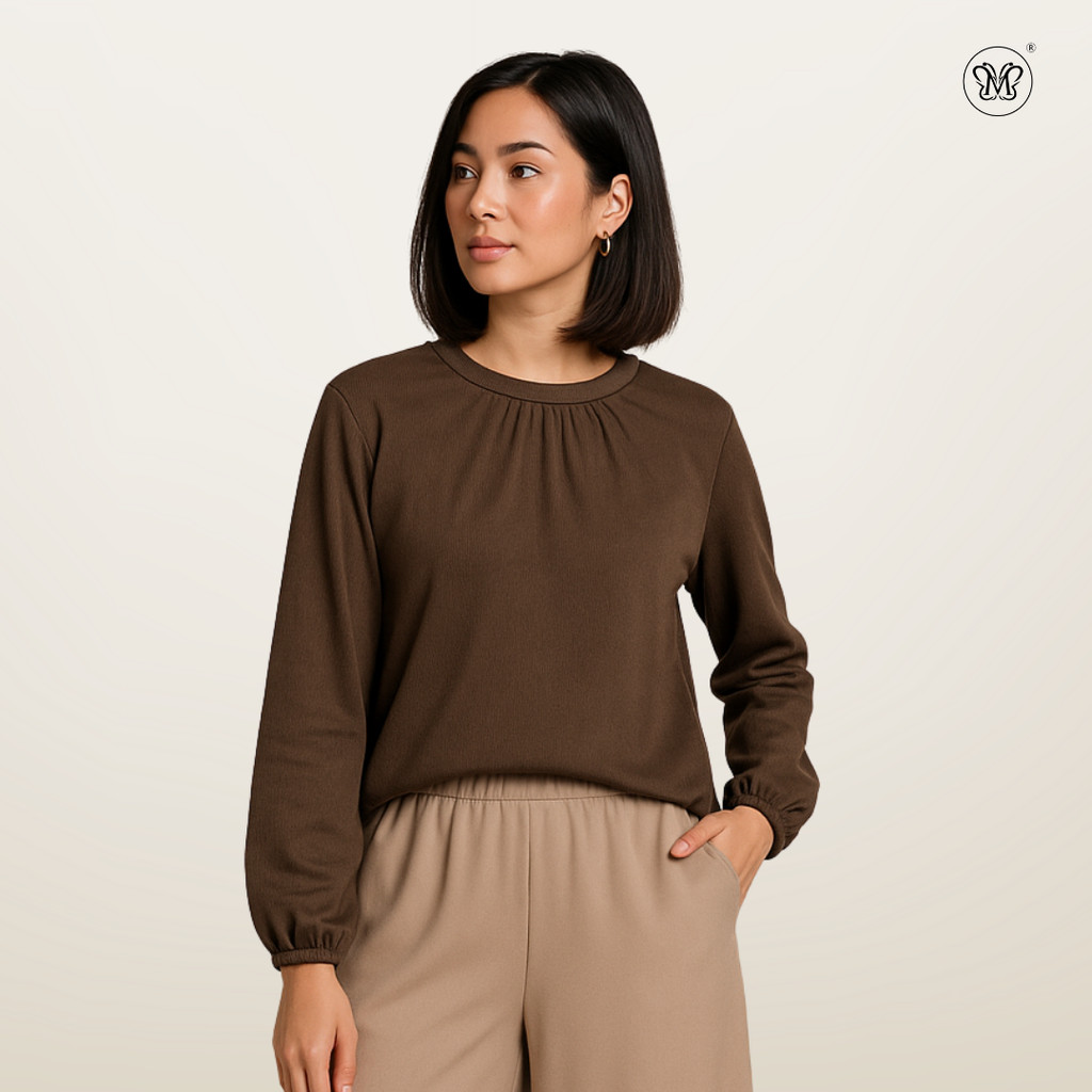 M&B LADIES BLOUSE (2033) NECKLINE