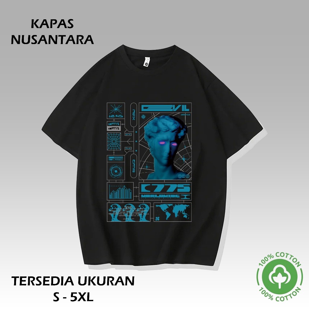 KATUN เสื้อยืดขนาดใหญ่ C775 Worldwide เสื้อยืดผ้าฝ้าย 100% พรีเมี่ยมสําหรับผู้ชายและผู้หญิง KN82