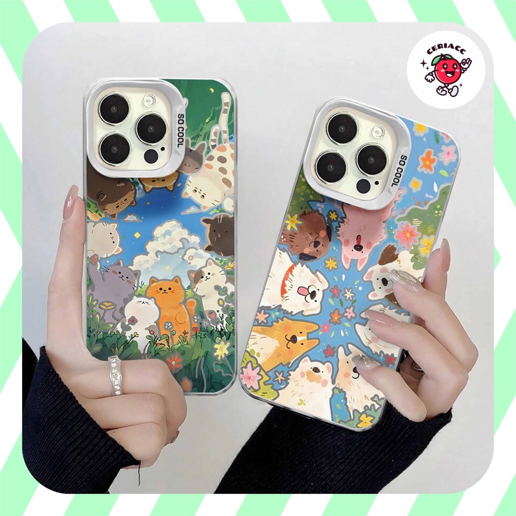 Animals Circle Printing cool case oppo a55 a16 a54 a60 f5 a39 a57 2022 2016 f7 f1s f11 a71 a3x a15 a