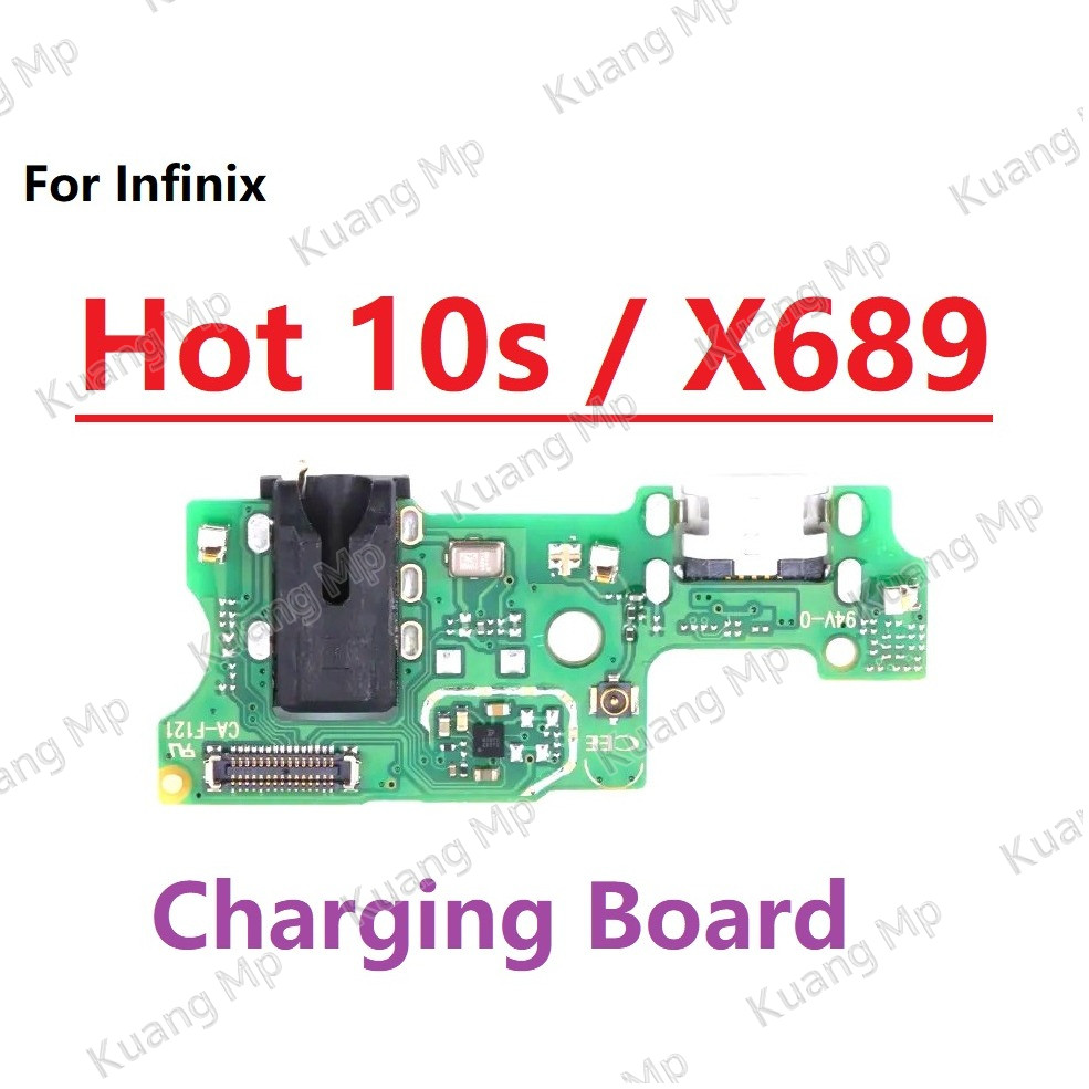 สําหรับ Infinix Hot 6 8 9 10 10s 10i 12i Play Lite USB Dock Charger Port Flex Cable ชาร์จสําหรับ X68