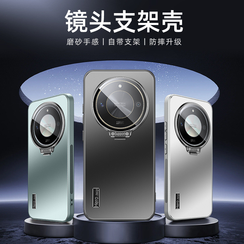 เคสเจาะเหมาะสําหรับเคสโทรศัพท์ Honor X60 Honor X60pro วงเล็บที่มองไม่เห็น X60i เลนส์รวมทุกอย่างเคสกั