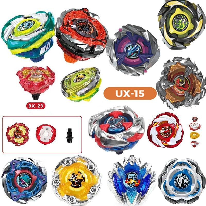 UX-15 BX-45 X Spinning Top CX-07, Pegasus Blast CX-08, Random Booster UX-14, Battle Toy BX-05 BX-00-