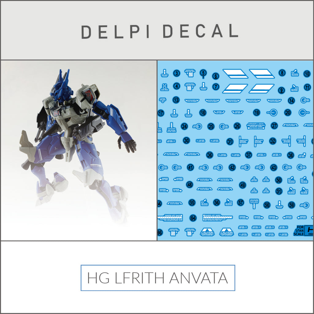 Delpi Decal (ดีคอลน้ำ) HG LFRITH ANVATA