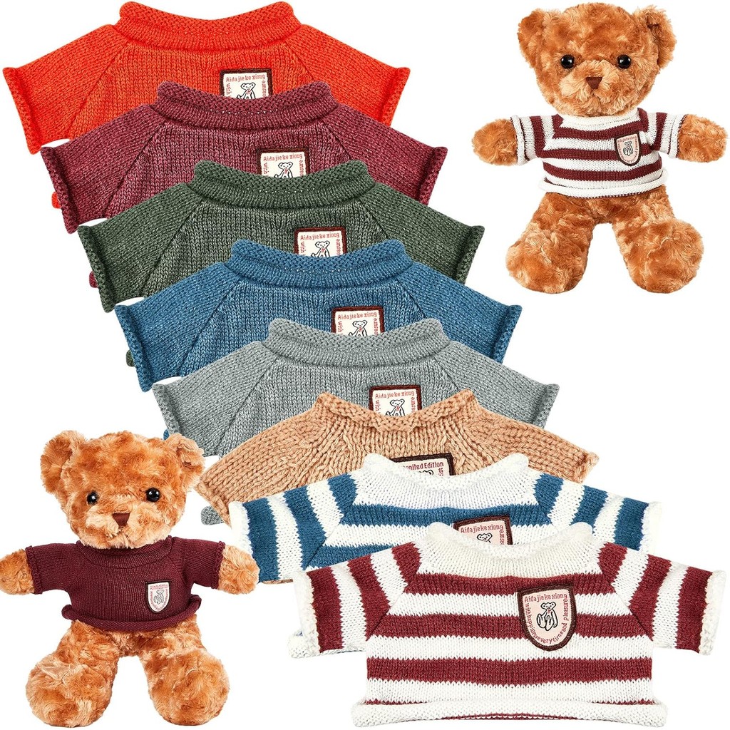 ตุ๊กตาตุ๊กตาเสื้อผ้า 20 ซม.30 ซม./40 ซม./50 ซม. ลีน่า ตุ๊กตาหมีผ้าฝ้ายตุ๊กตาอุปกรณ์เสริม