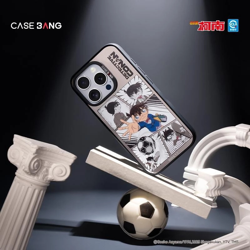 CASEBANG - Detective Conan: ฉากตัวละคร 1.0 Series เคสแม่เหล็ก ImagiSnap เปลี่ยนได้ด้านหลังสําหรับ iPhone 15-17, Military Drop