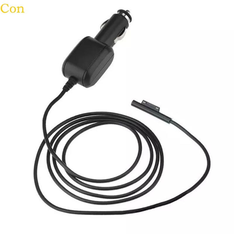 Con สําหรับ Surface 7 6 5 4 3 Car Charger Adapter สําหรับ DC 15V 3A Charger USB รถชาร์จสําหรับพื้นผิ