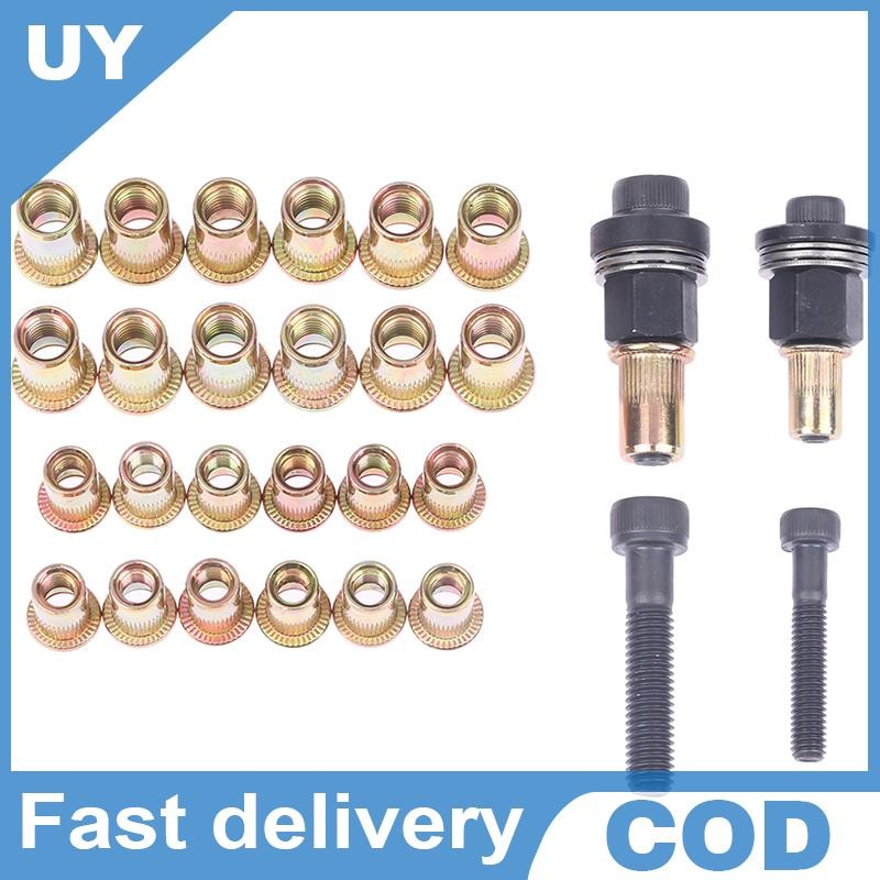 Null M6 M8 Rivet Nut s คู่มือ Riveter คอลัมน์สแตนเลสหกเหลี่ยมถั่ว AM6SS AM8SS DIY เจาะ Rivet ด้านนอก