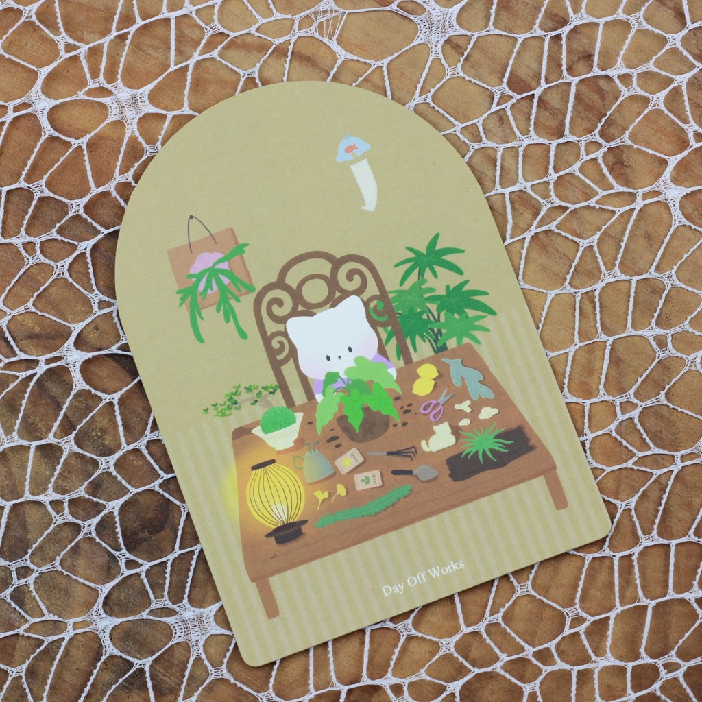 DOW พืชโปสการ์ดไดคัท