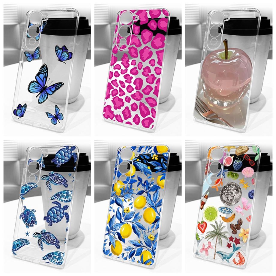 เคสใสสําหรับVivo Y04 Y 04 4G V2430 เคสโทรศัพท์สไตล์ที่ไม่ซ้ํากันSoft Slimโปร่งใสTPUซิลิโคนกันกระแทกป้องกันปกหลังสําหรับVivo Y29S 5G
