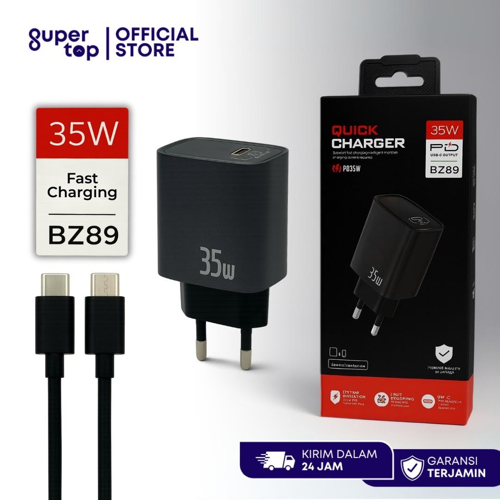 BZ89 35W Universal Typec Fast Charging Charger สําหรับ Android / อะแดปเตอร์ชาร์จ + สาย Typec