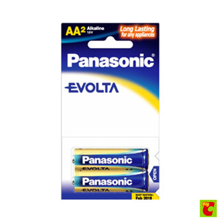 ถ่านอัลคาไลต์EVOLTA AA แพ็ค2 LR6EG/2BN