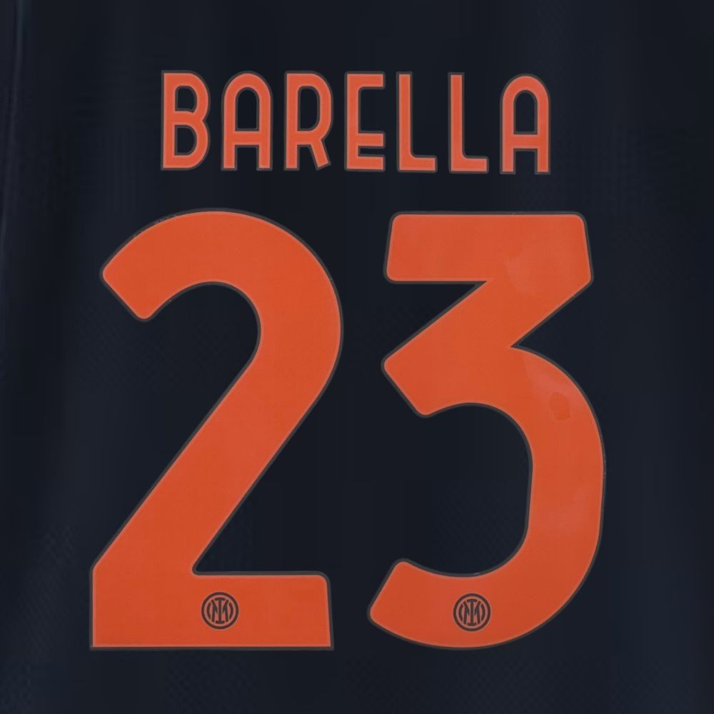 อย่างเป็นทางการ BARELLA 23 Inter Milan FC 3rd 2025-26 PRINT