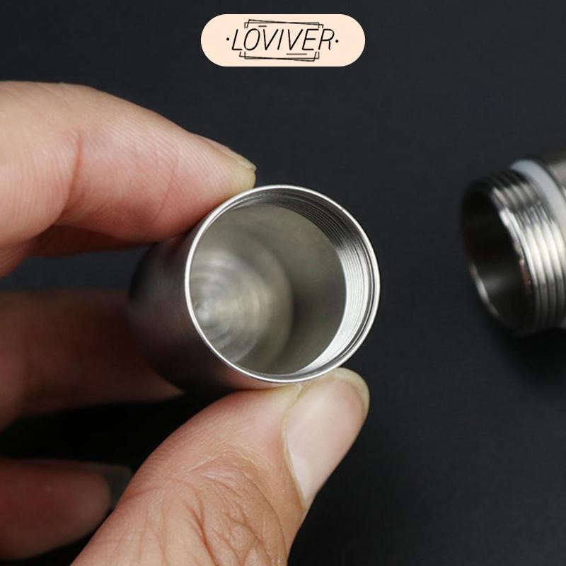 LOVIVER กล่องยาขนาดเล็ก-เครื่องจ่ายยาขนาดเล็กกล่องเก็บแบบพกพากรณีคอนเทนเนอร์สําหรับกลางแจ้ง - รูปที่ 3