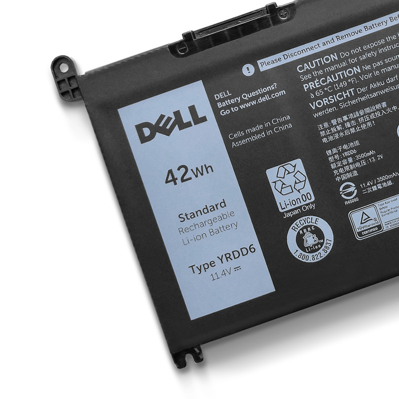 แบตเตอรี่คอมพิวเตอร์ Dell Inspiron 5591 5598 01VX1H 0VM732 ใหม่ล่าสุด YRDD6
