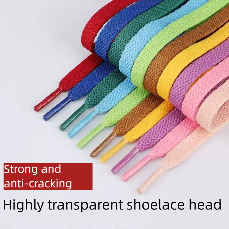 เอ็มแอนด์เค |  โรงงานขายตรงกีฬาเชือกผูกรองเท้าแบน 8 มม. การออกแบบความกว้างหลายสีตัวเลือกรองเท้าผ้าใบรองเท้าผ้าใบสากล 1 คู่แพ็ค