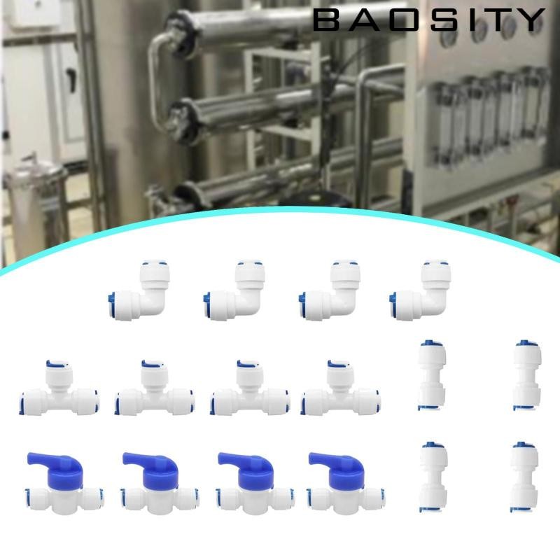 [Baosity] 16x 3/8 นิ้ว Od Quick Connect เปลี่ยนสําหรับระบบน้ําตัวกรองเครื่องฟอกอากาศ