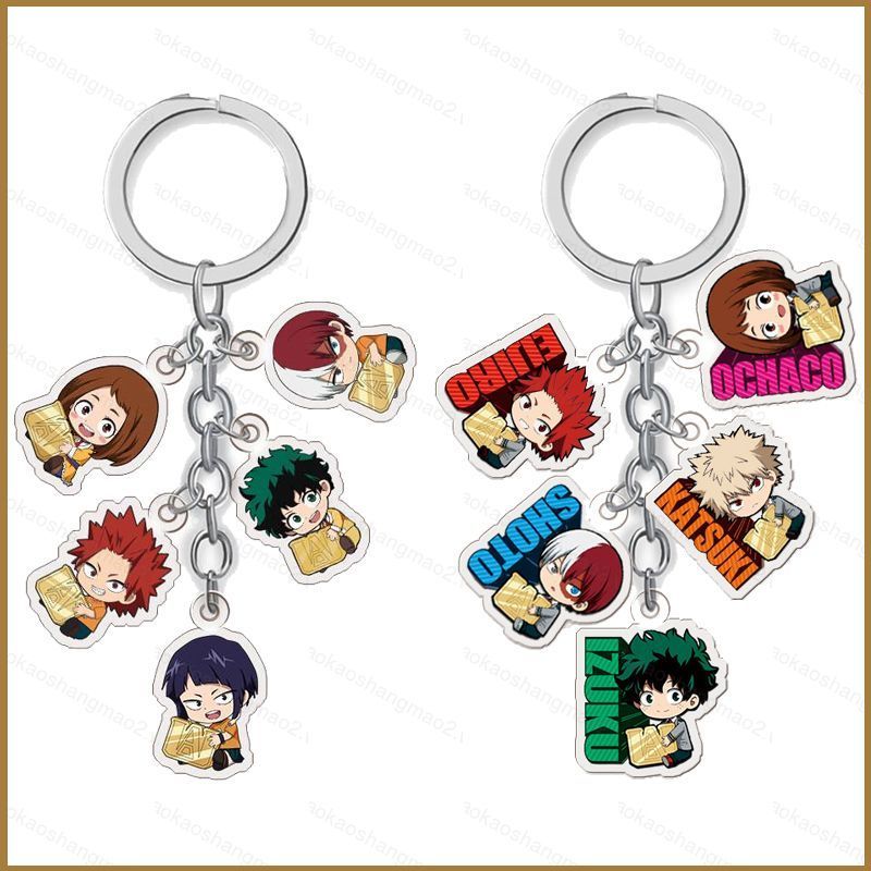 HK2 My Hero Academia อะคริลิคพวงกุญแจ Izuku Midoriya จี้กระเป๋าอุปกรณ์เสริมอะนิเมะ Periphery KH2