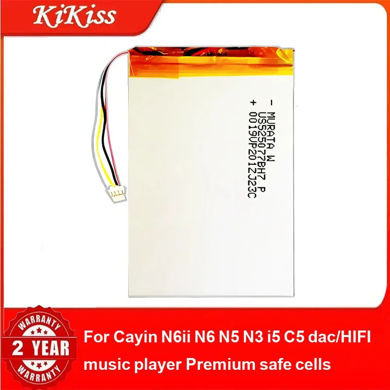 แบตเตอรี่สําหรับ Cayin N6ii N6 N5 N3 i5 C5 dac/HIFI เครื่องเล่นเพลงพรีเมี่ยมเซลล์ปลอดภัย