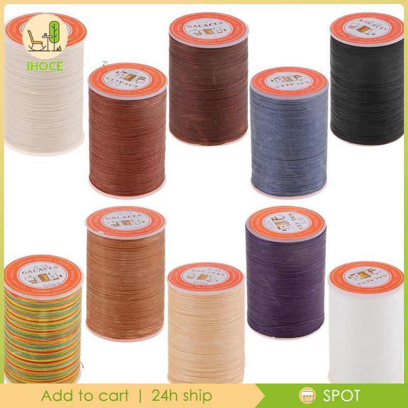 [Ihoce] 300 เมตร 0.35 มม.หนังเย็บแว็กซ์ด้ายมือ DIY เย็บงานฝีมือสายไฟ