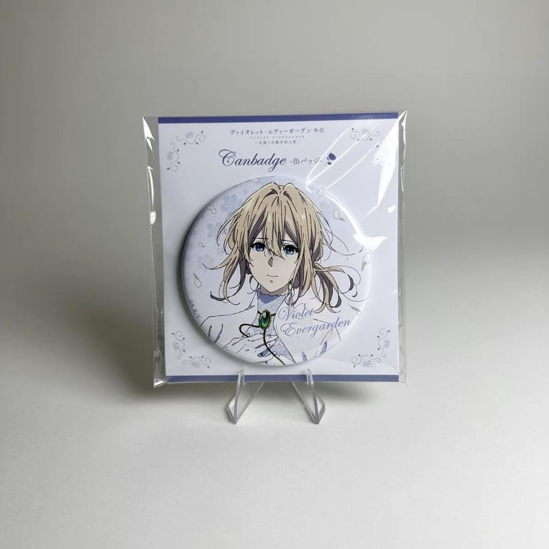 Violet Evergarden/Japan Kyoto Kyoto Ani Limited Violet Evergarden Violet White Dress เข็มกลัด/cuzr