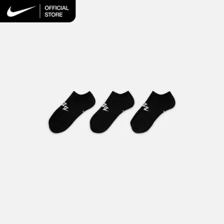 Nike Sportswear Everyday Essential No-Show Socks (3 Pairs) - Black [DX5075-010]