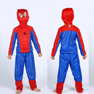 สไตล์ใหม่ Superhero Spider Man เครื่องแต่งกายคอสเพลย์สีแดง Spiderman เสื้อผ้าเด็กคอสเพลย์ฮาโลวีนเครื่องแต่งกายสําหรับเด็ก
