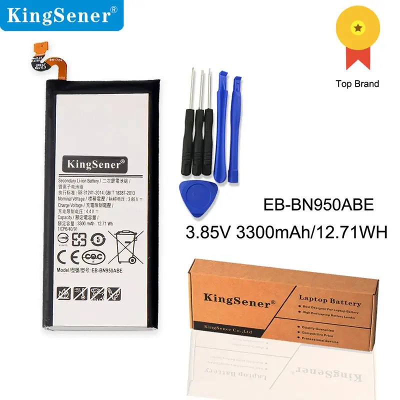 KingSener EB-BN950ABE แบตเตอรี่สําหรับ Samsung GALAXY หมายเหตุ 8 N9500 N950D N9508 N950F N950FD N950