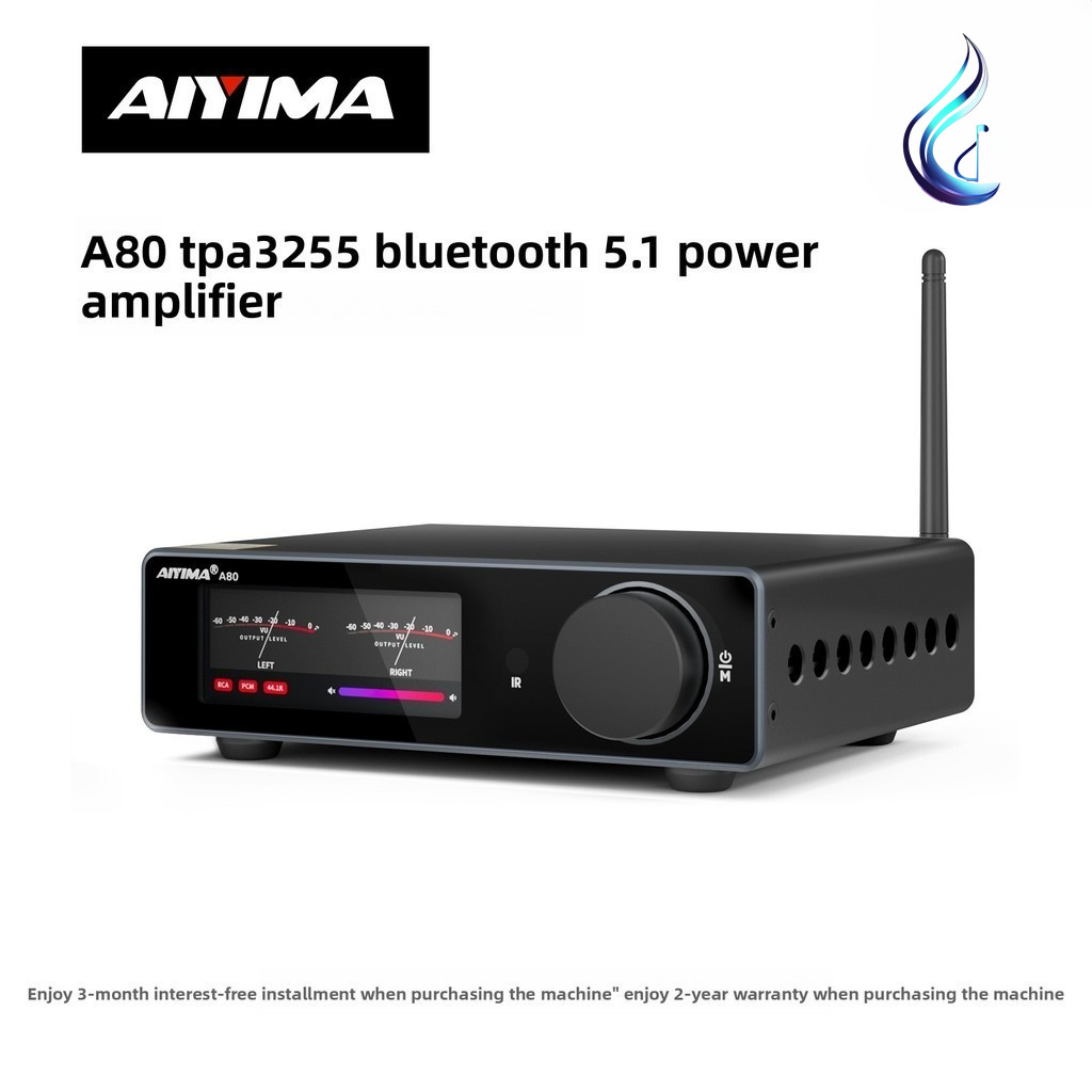 AIYIMA A80 เครื่องขยายเสียงสเตอริโอ HiRes TPA3255 DAC บลูทูธ PFFB 300Wx2 Class D 2.0 Digital Amp