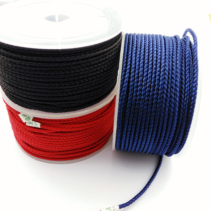 ด้ายเกล็ดมังกร 2mm3mm Handmade diy เครื่องประดับเชือก Strong ทอเครื่องประดับจี้สร้อยคอเชือก Lanyard 