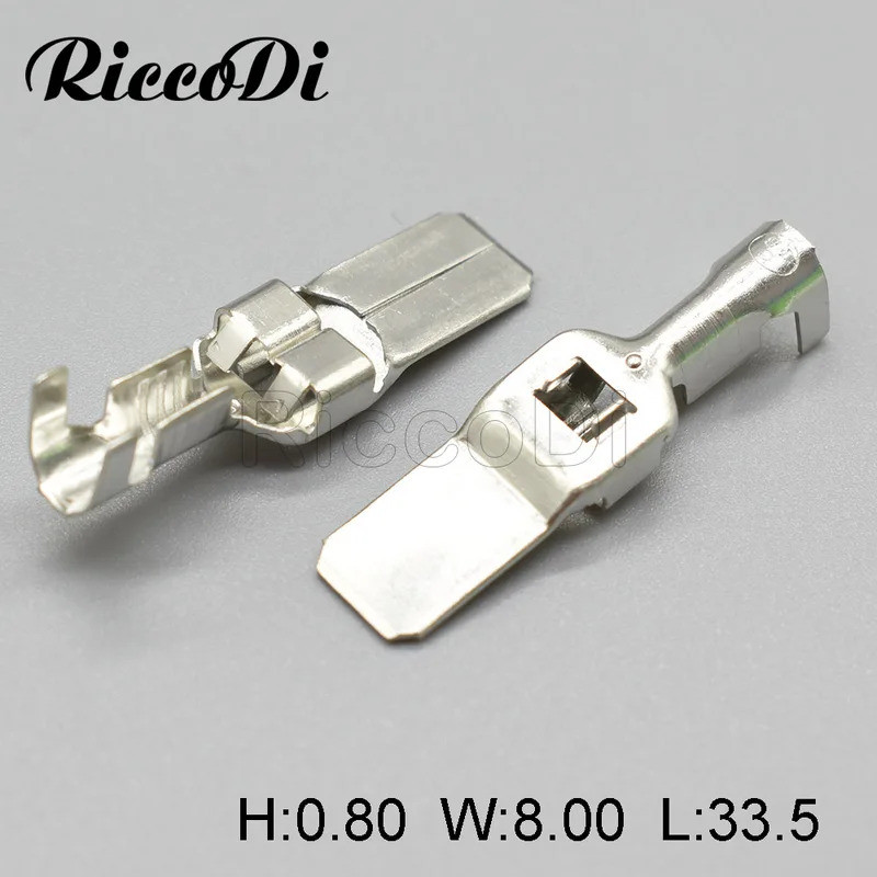 30 ชิ้น G503 สายไฟ Crimp Terminal Connector ทองเหลือง Pins 7.8 MM ชายหรือหญิง Splice DJ627A-7.8C