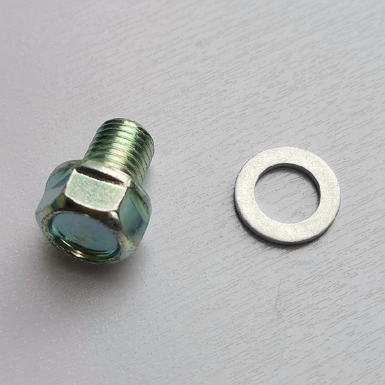 เหมาะสําหรับ HJ100T-8/VF100 HJ125T-9A/9C/9D Yuexing ท่อระบายน้ําน้ํามัน Bolt สกรูน้ํามัน Pan Bolt
