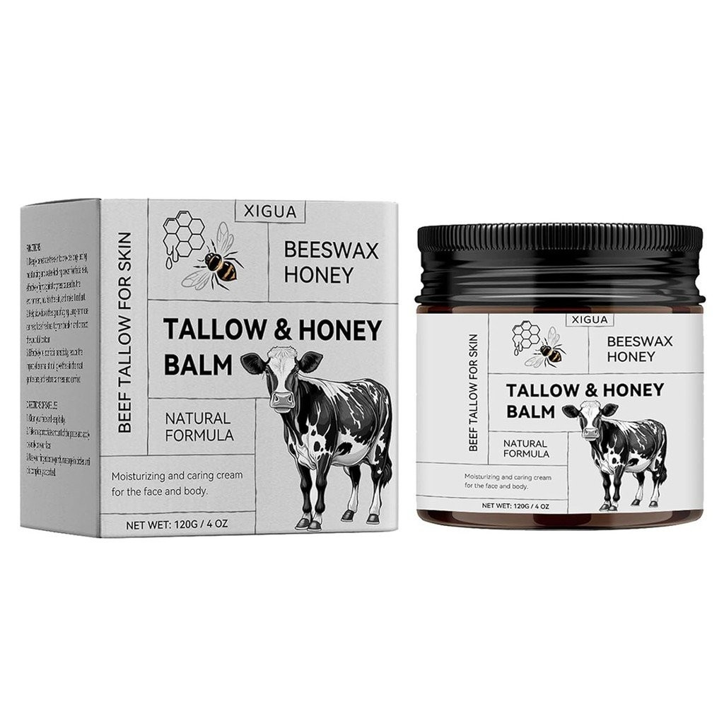 XIGUA Beef Tallow, Beef Tallow for Skin, Moisturizer for Dry Skin, Beef Tallow Blam Grass Fed Whippe