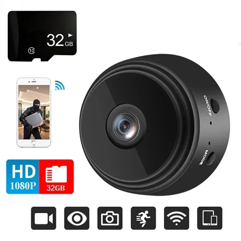 ไร้สาย A9 กล้อง WiFi Baby Room Monitor สมาร์ท Anti-theft Remote APP เครื่องบันทึกเสียงวิดีโอ 960P HD
