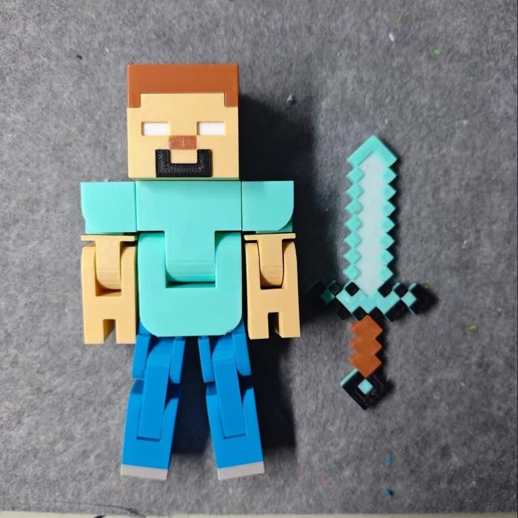 เลโก้ Minecraft ชุดตัวต่อมินิฟิกเกอร์ Steve Diamond Armor thumbnail 7