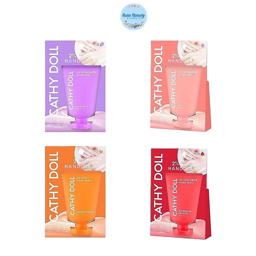 (1หลอด) Cathy Doll Hand Cream 60g. เคที่ดอลล์ ครีมบำรุงมือและเล็บ