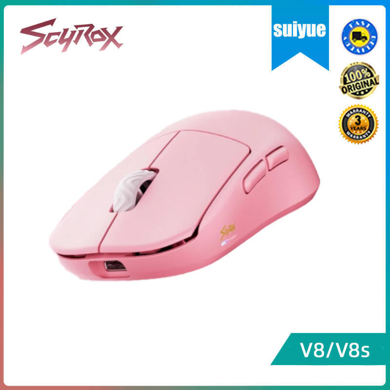 Scyrox V8/V8s เมาส์เล่นเกม esports ไร้สายน้ําหนักเบาพร้อมด้ามจับมือขนาดเล็ก สากล 8K3950