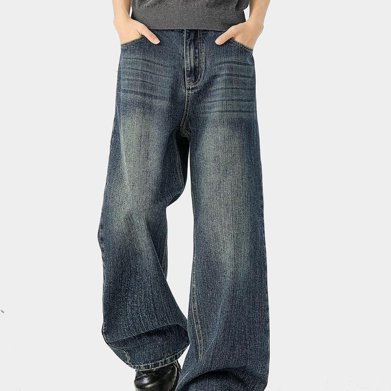 XIRA JEANS กางเกงยีนส์ทรงกระบอกกลาง กางเกงยีนส์ทรงกระบอกกลางเอวสูง สียีนส์ 2677