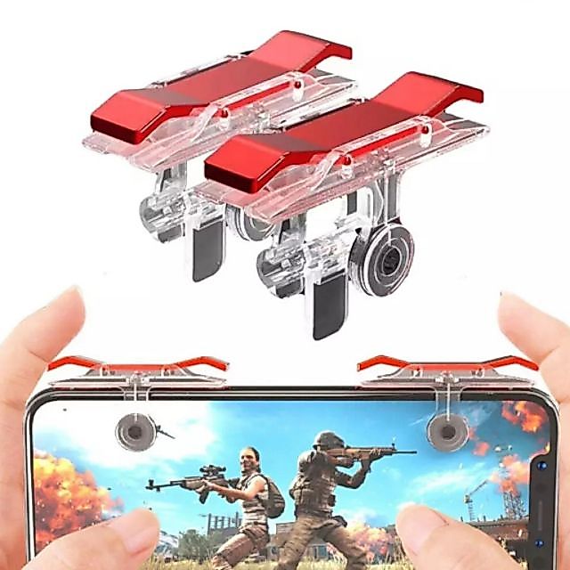 R11 จอย PUBG Joystick Mobile (1คู่) ตัวช่วยยิงเกมแนว PUBG Free Fire ตัวช่วยยิงเกมแนว PUBG จอยเกม จอยเกมส์