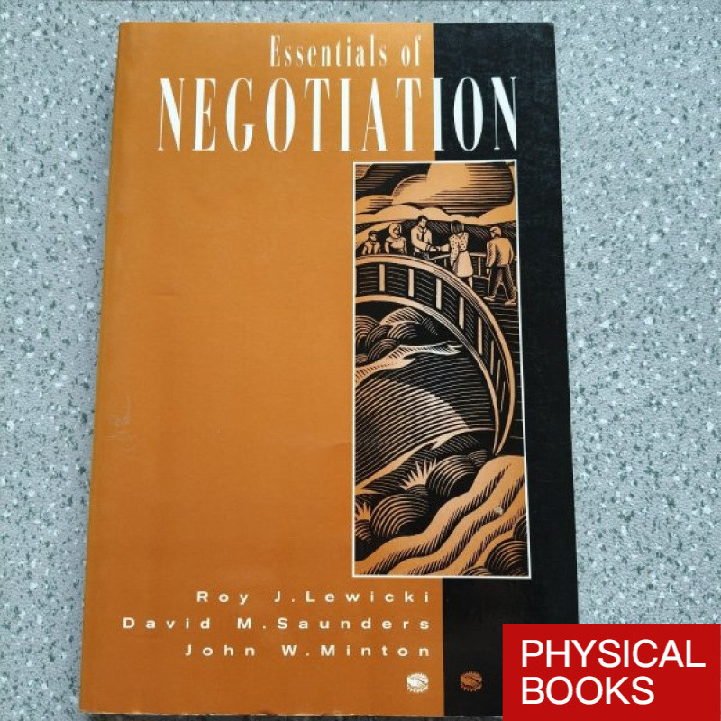 หนังสือภาษาอังกฤษ Essentials of Negotiation มือสอง