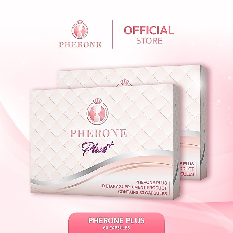 Pherone Plus+ ฟีโรเน่ พลัส กล่องใหญ่ 30 แคปซูล 2 กล่อง