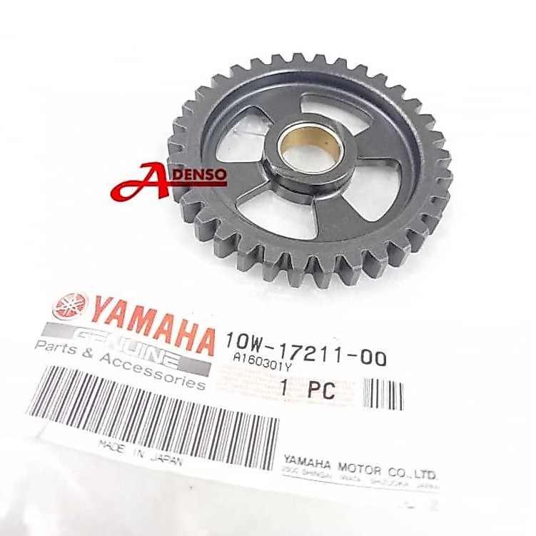 RXZ 125Z Y125Z 125Z GEAR 1ST WHEEL (34T) GEARBOX RXZ TRANSMISSION ORIGINAL100%YAMAHA 10W-1721-00