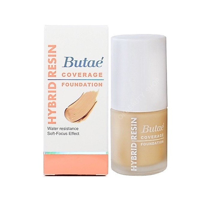 *แพคเกจใหม่ รองพื้นบูเต้ โควเวอร์เรจ Butae Hybrid Resin Coverage Foundation