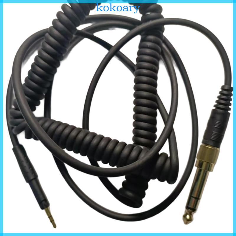 KOK คุณภาพชุดหูฟังเสียงสําหรับ HD8 HD6 HD7 DJ750 HD598SE HD598CS HD599 หูฟัง Gold Connectors ลวด 1 4