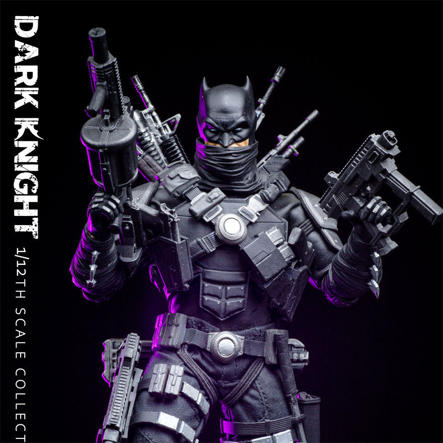 [Boutique] Ready Stock CY7toys 1/12 Batman Dark Night Knight Action Figure
