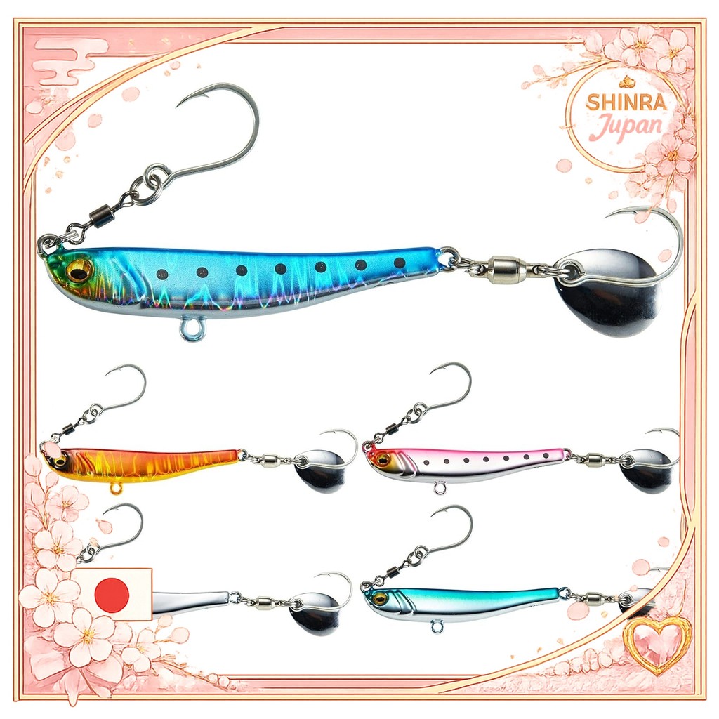 《Direct From Japan》  KOKO Lure Metal Jig Lure Blue Fish Spanish Mackerel Blade Jig 30g 40g 5 Color S