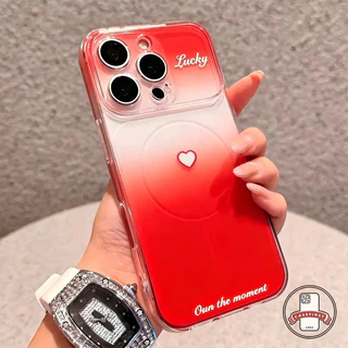 เคสคอร์นิง ลายไลค์หัวใจ+สร้อยข้อมือ สไตล์ฮิตกันกระแทก เข้ากันได้กับIPhone 11 Air 13 16 17 15 12 14 Pro Max 16 14 15 Plus