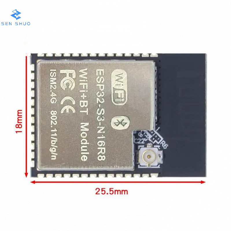ESP32-S3-N16R8 ใช้งานร่วมกับ ESP32-S3-WROOM-1-N16R8 WIFI บลูทูธ 5.0 โมดูลโมดูล