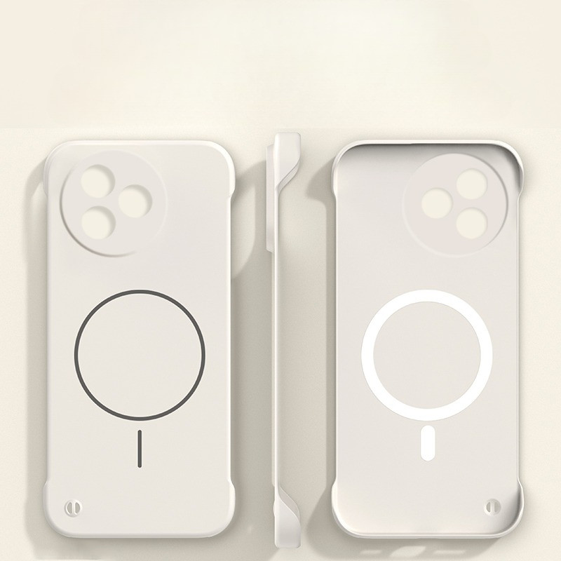 เคสโทรศัพท์แม่เหล็กสําหรับ Redmi K80 Ultra,การออกแบบบางเฉียบปราศจาก Bezel, ด้ามจับสบายกันลื่นพร้อมฝาครอบโทรศัพท์วงแหวนแม่เหล็ก